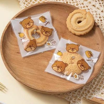 ZISIZ Self-Adhesive Cookie Biscuit Packaging Bags