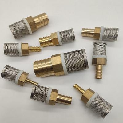 1Pcs New 6-19mm 1/2" Hose Filter Brass Strainer Car Wash Filtering Net Stainless Steel Sprayer Pump Mesh Filter