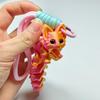 Heimdekoration 3D-gedrucktes niedliches Fuchsskulpturenmodell mit mehreren Gelenken, beweglich, schöne Augen, Zubehör mit Aufhängeseil