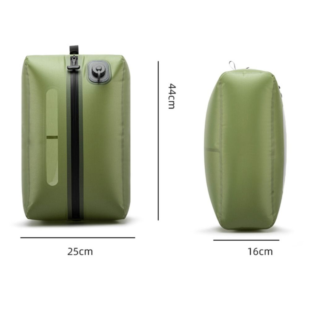 Air Pump Inside Automatic Vacuum Bag Reusable Luggage Vacuum Storage Bag Backpack