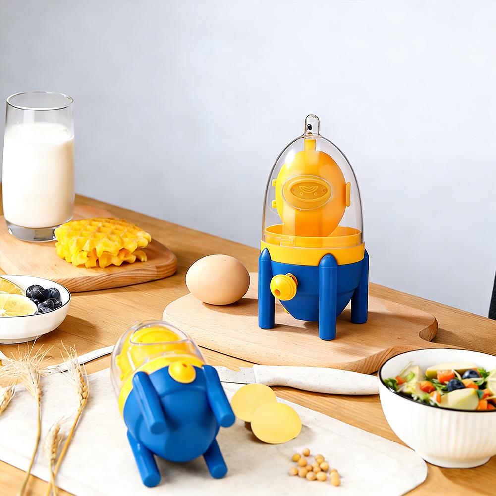 Egg Yolk Mixer/Egg Shell Opener Egg Scrambler Shaker Egg Gadgets Mixer Egg Puller Kitchen Golden Maker 2