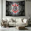 Sport Club Corinthians Paulista Wall Tapestry Aesthetic Wall Hanging Printed Fabric Blanket Decorative Tapestries for Bedroom Living Room Home Decor