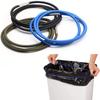 Elastic Trash Can Bands Colorful Adjustable Rubber Bands Cord Lock Household Garbage Can Bands for Home Office Litter Box