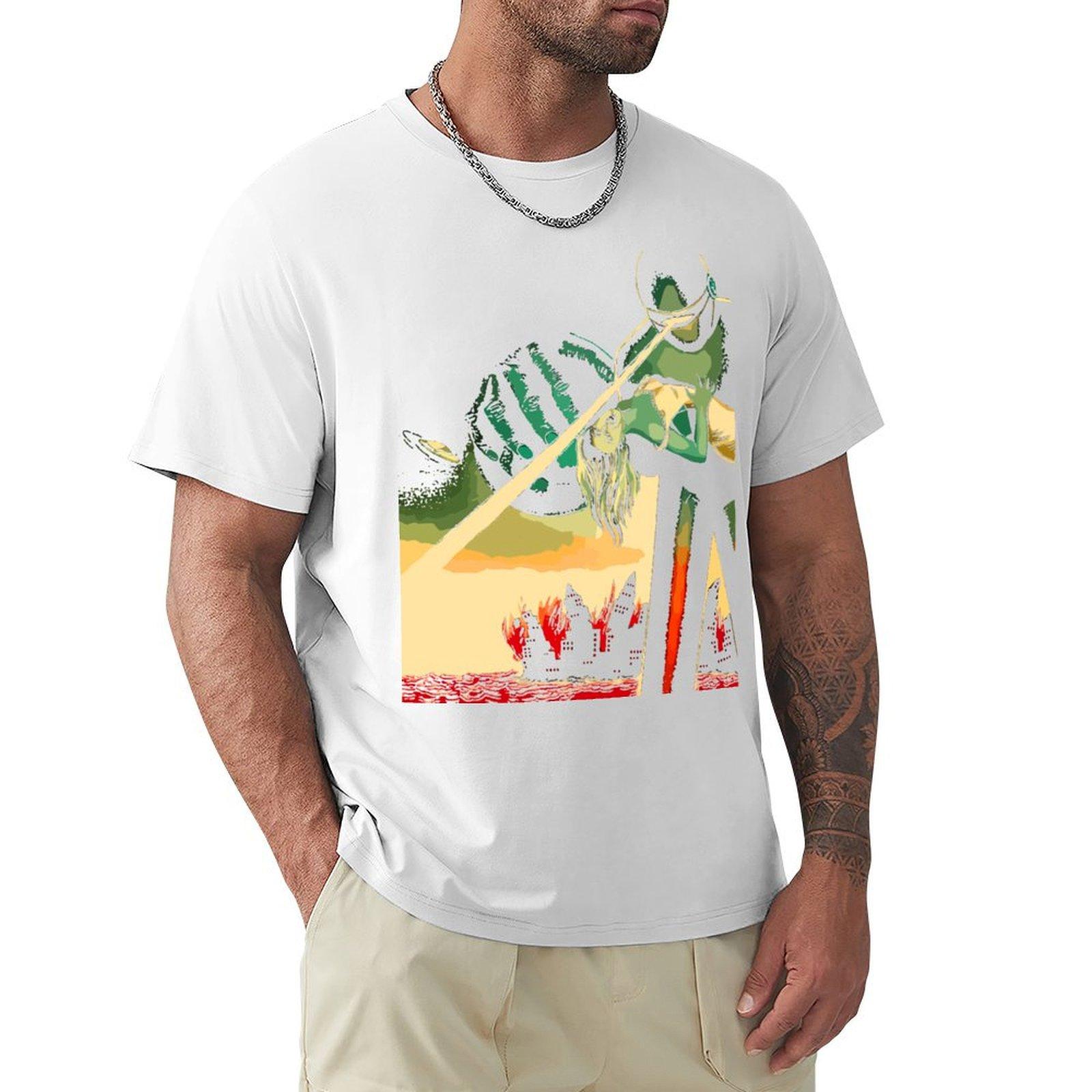 gort TShirt hippie clothes tops Personalized tshirt oversizeds Mens tshirts S