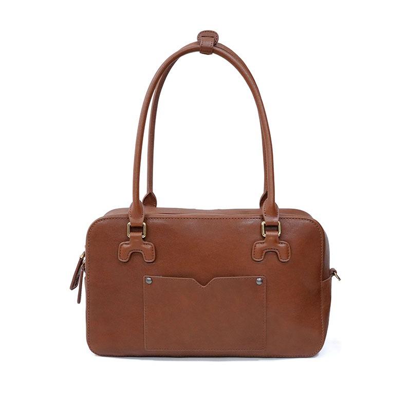 

Новая кожаная сумка-локомотив модная ретро сумка-боулинг подмышку универсальная большая вместимость на плечо женская сумка 31*10*19cm