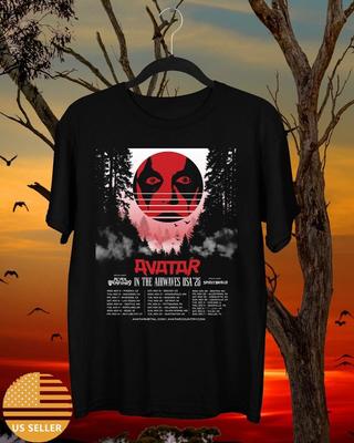 Avatar BAND In the Airwaves USA Tour 2025  Size S-3XL Unisex T-Shirt