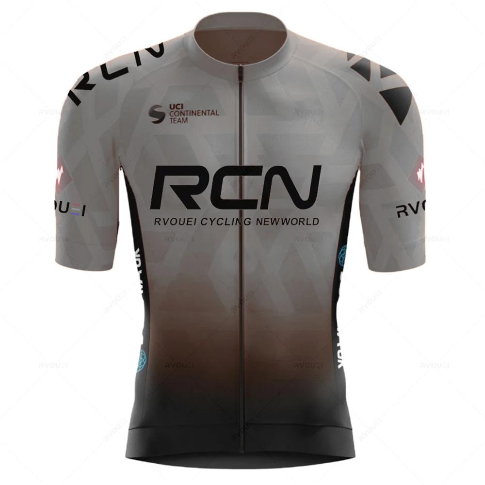 Zestaw koszulki kolarskiej RCN Team 2025 Letni oddychający strój na rower szosowy Jednolity strój do jazdy Odzież rowerowa MTB Nowe sportowe zestawy kolarskie