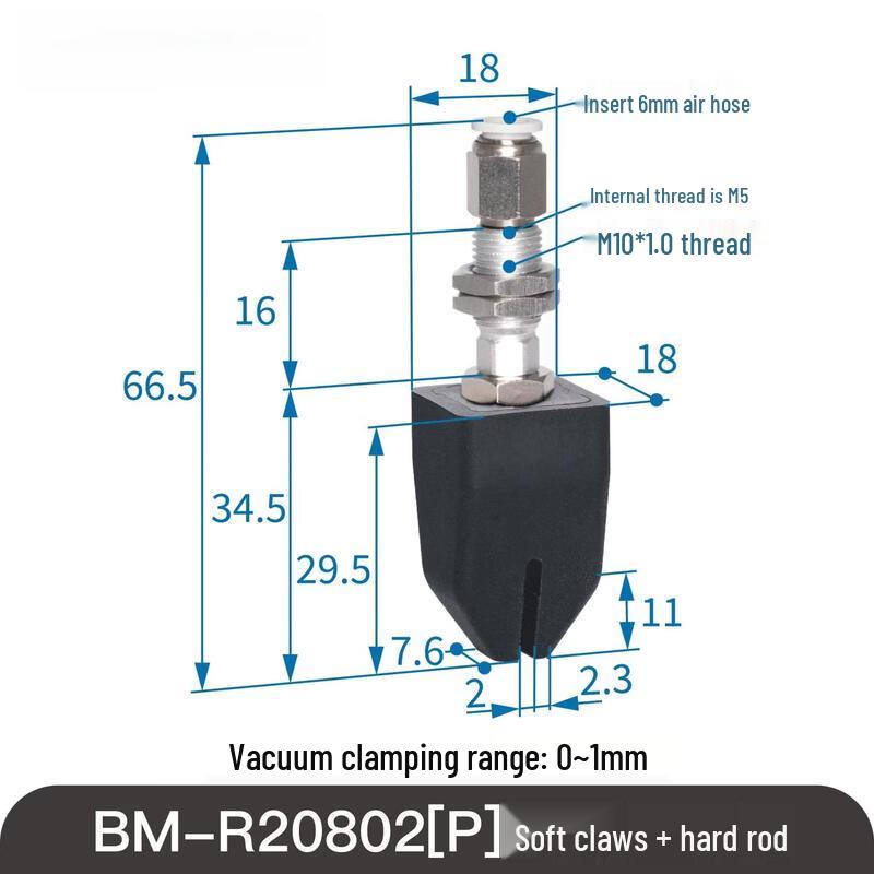 Rongyu BM-R20802[P] Two-Finger Flexible Gripper