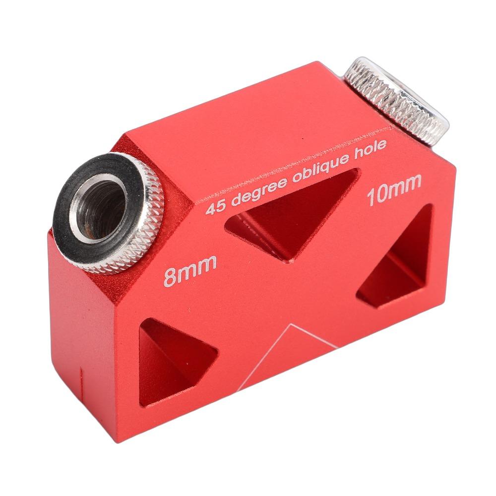 9.5mm Drill Bits Drill Guide Positioner Aluminum Alloy Screw Jig Guide Woodworking