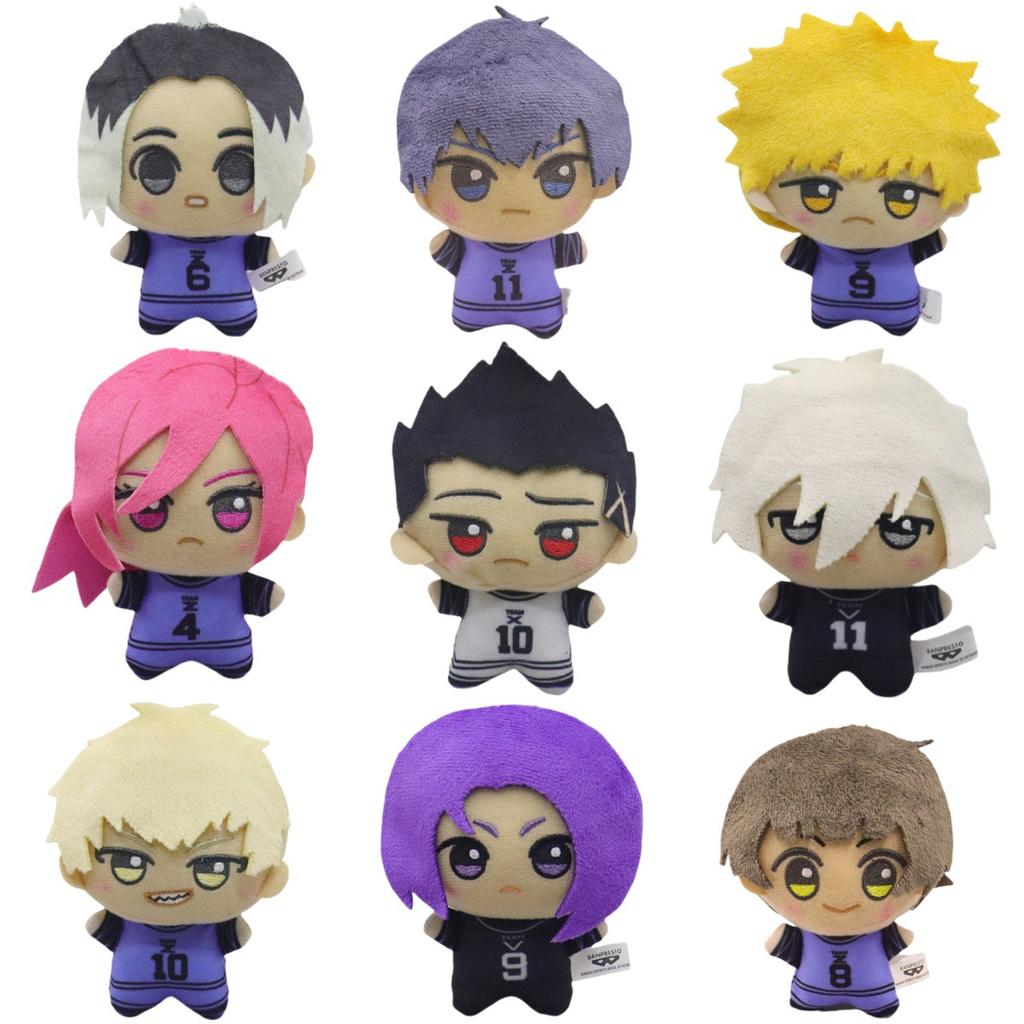 Blue Prison Peripheral Football League Forward Plush Toy Pendant Keychain Cute Doll Pendant