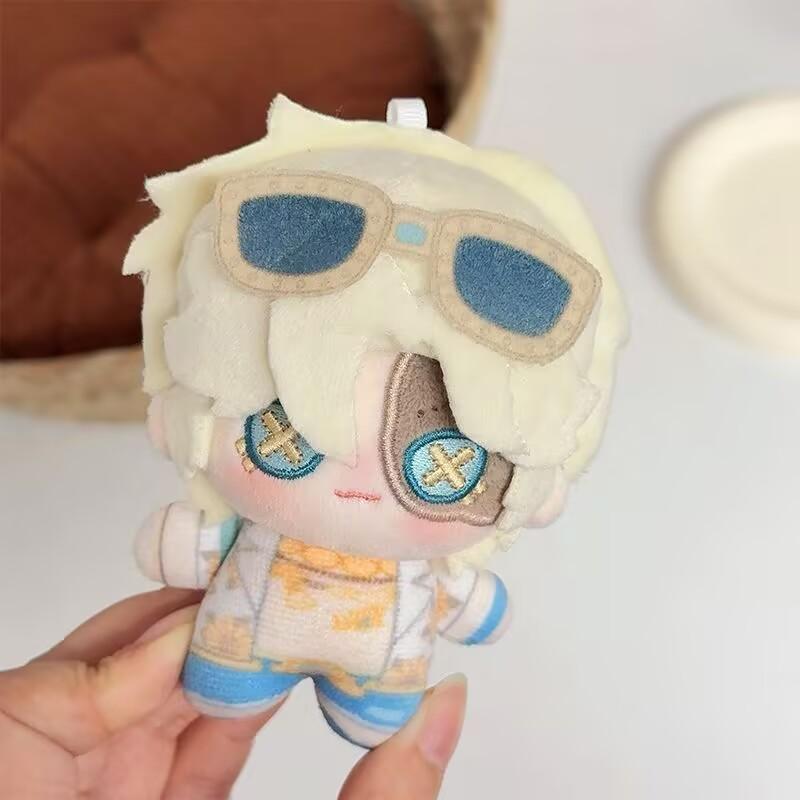 

10cm Identity V Gardener Plush Dolls Keychain Pendant Prisoner Plush Toys Prospector Stuffed Bag Doll Holiday Gift 12CM