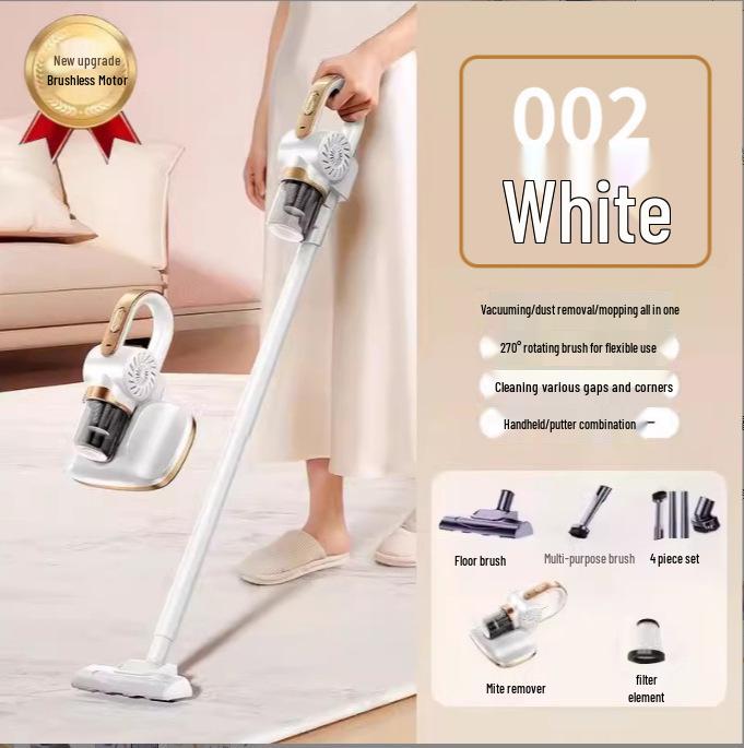 Portable Wireless Handheld Vacuum Cleaner - Multifunctional Mite and Pet Hair Remover