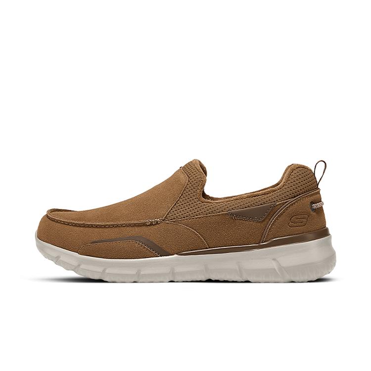 Skechers Comfortable Versatile Low-Top Casual Shoes Men sneakers Brown 210962-CSNT 39.5