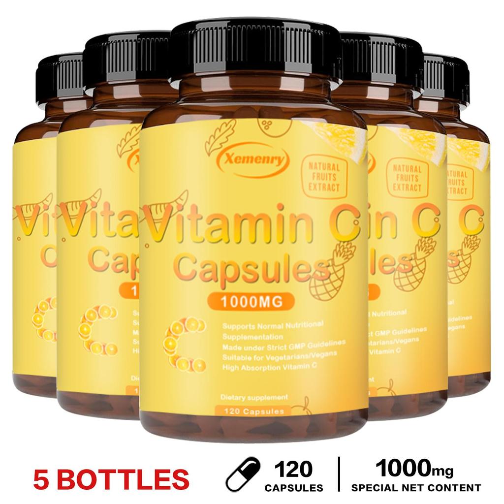 XEMENRY - 1000 mg Vitamin C - Immune system, skin health, and antioxidants