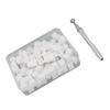 100pcs Nail Art Sponges with Gripper Pen Storage Box DIY Nail Art Sponge Tools Set