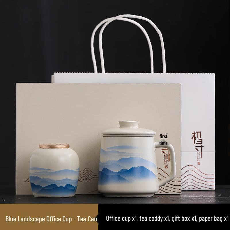 Shangqi Ceramic Tea Cup with Infuser