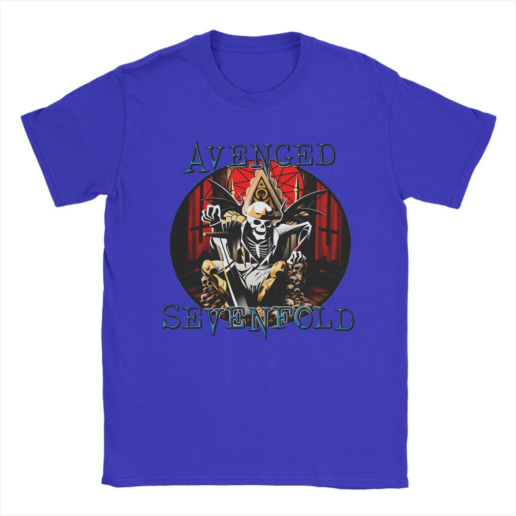 Unisexs TShirts Avenged Sevenfold Band Funny 100 Cotton Tee Shirt Short Sleeve T Shirts O Neck Clothes Printed