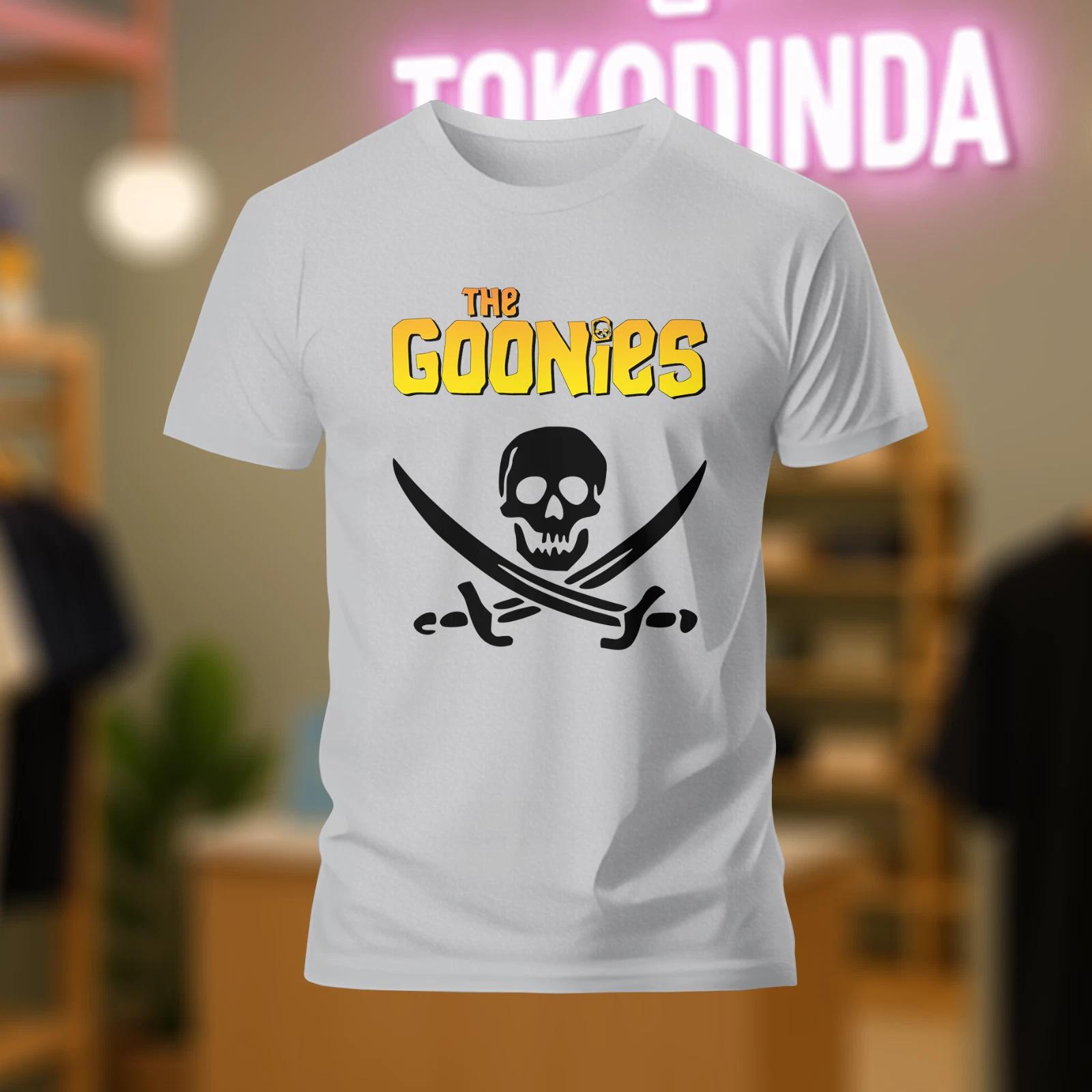 The Goonies logo T-Shirt Funny Made In USA S-5XL XXL