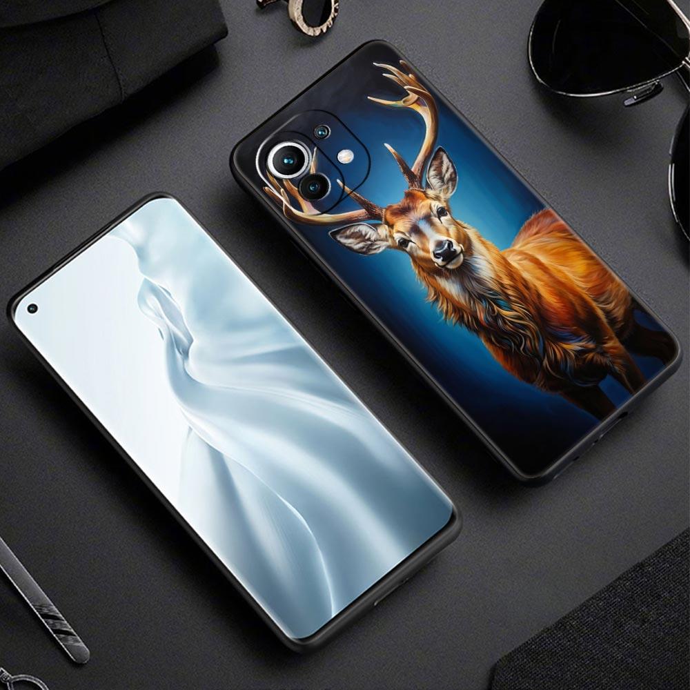 Deer Lichee Pattern Phone Case Cover for Xiaomi Mi 17 15 14 13 12 11 Ultra 15T 14T 13T 12T 11T Pro Lite 5G Soft TPU Shell Capas