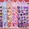 Cute Sanrio Cartoon 3D Relief Stickers Aesthetic My Melody Cinnamoroll Kuromi Bubble Decals Kawaii Reward Stickers Party Favor