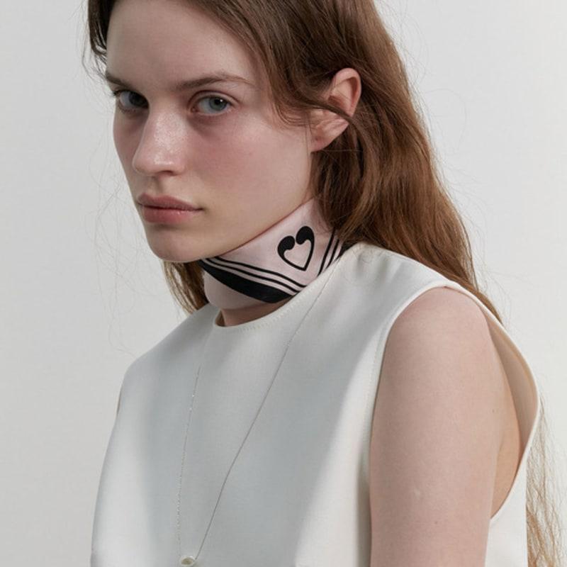 LOVE ME MONSTER Mont Logo Square Silk Scarf (L241MSF010)