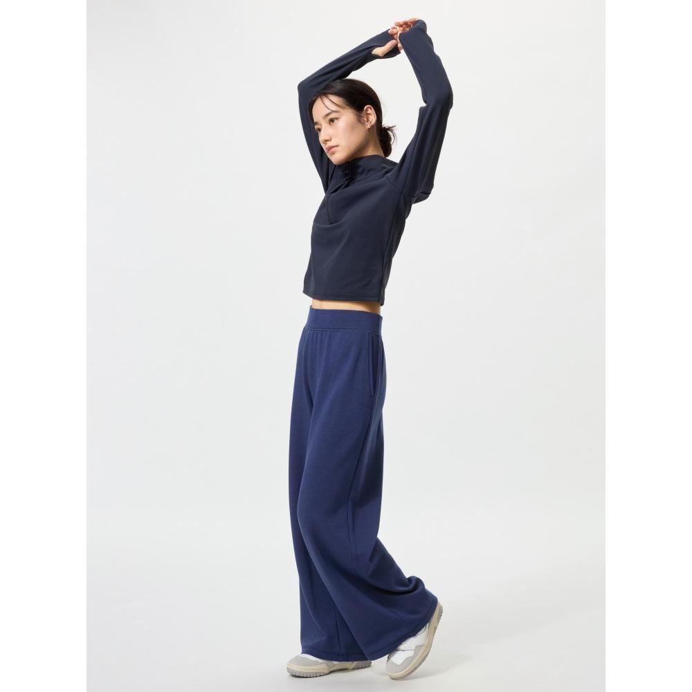 Uniqlo Japan Warm Fleece Straight Pants Short Length