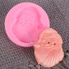 Bearded Santa Claus Ornaments Epoxy Resin Mold Aromatherapy Plaster Silicone Mould DIY Crafts Home Decorations Casting