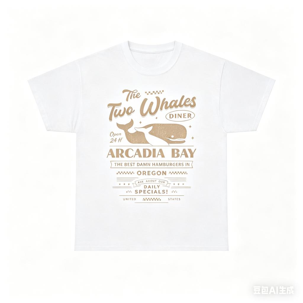 Spiel Life Is Strange The Two Whales Diner T-Shirt Sommer Herren und Damen Baumwollkleidung Kurzarm Top