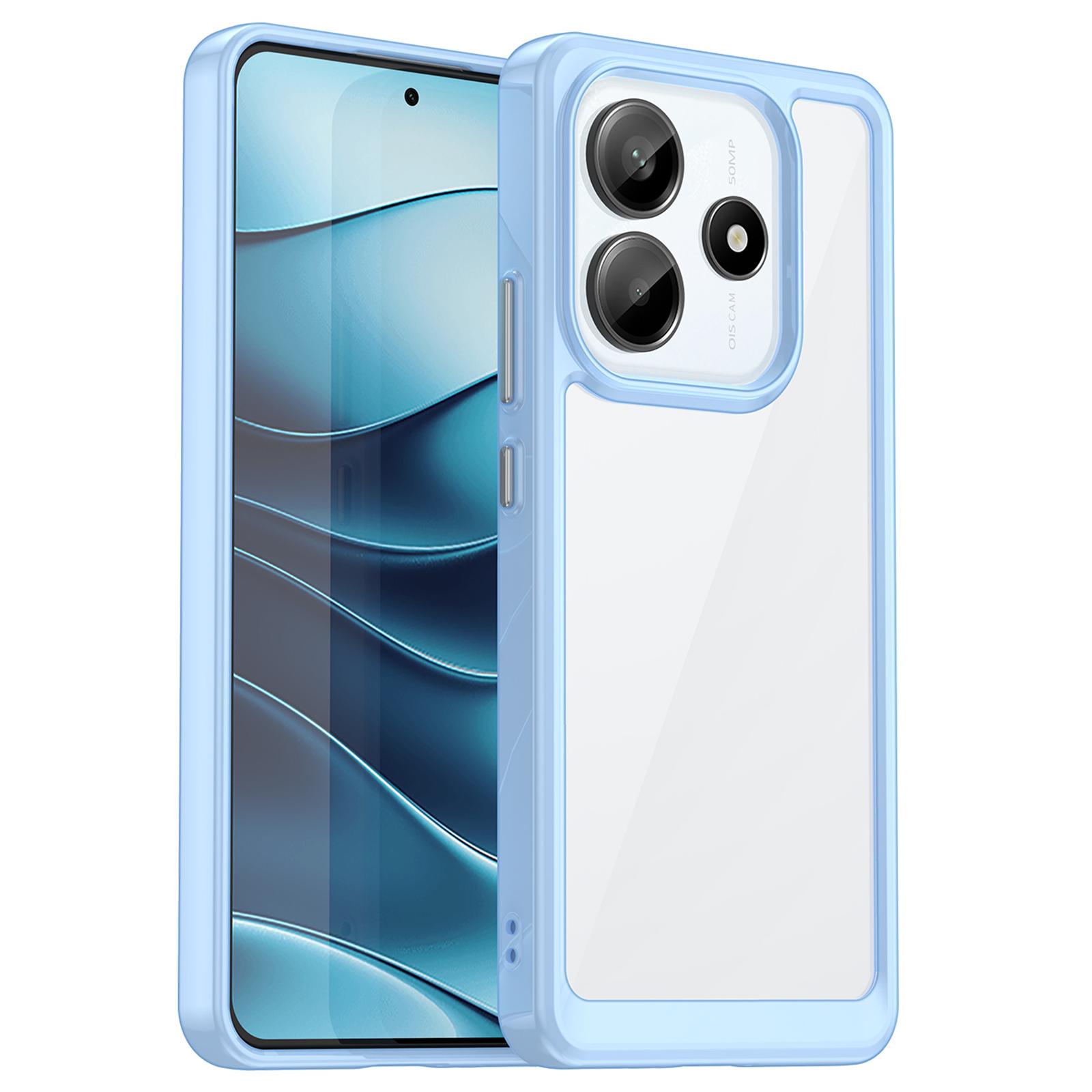 

For Xiaomi Redmi Note 14 5G Case TPU +Acrylic Protective Clear Phone Cover B