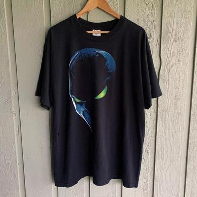 Vintage 90s Spawn Movie Tshirt, Black Short Sleeve Unisex Tshirt Reprint Unisex T-Shirt