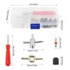 Universal Car Bicycle Motorcycle Tire Valve Core Remover Screwdriver Tools for Tire Valve Stem Repair & Install