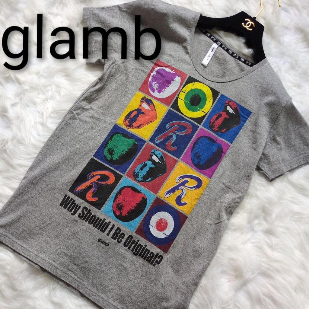 [USED] The Rolling Stones glamb t-shirt, grey 2