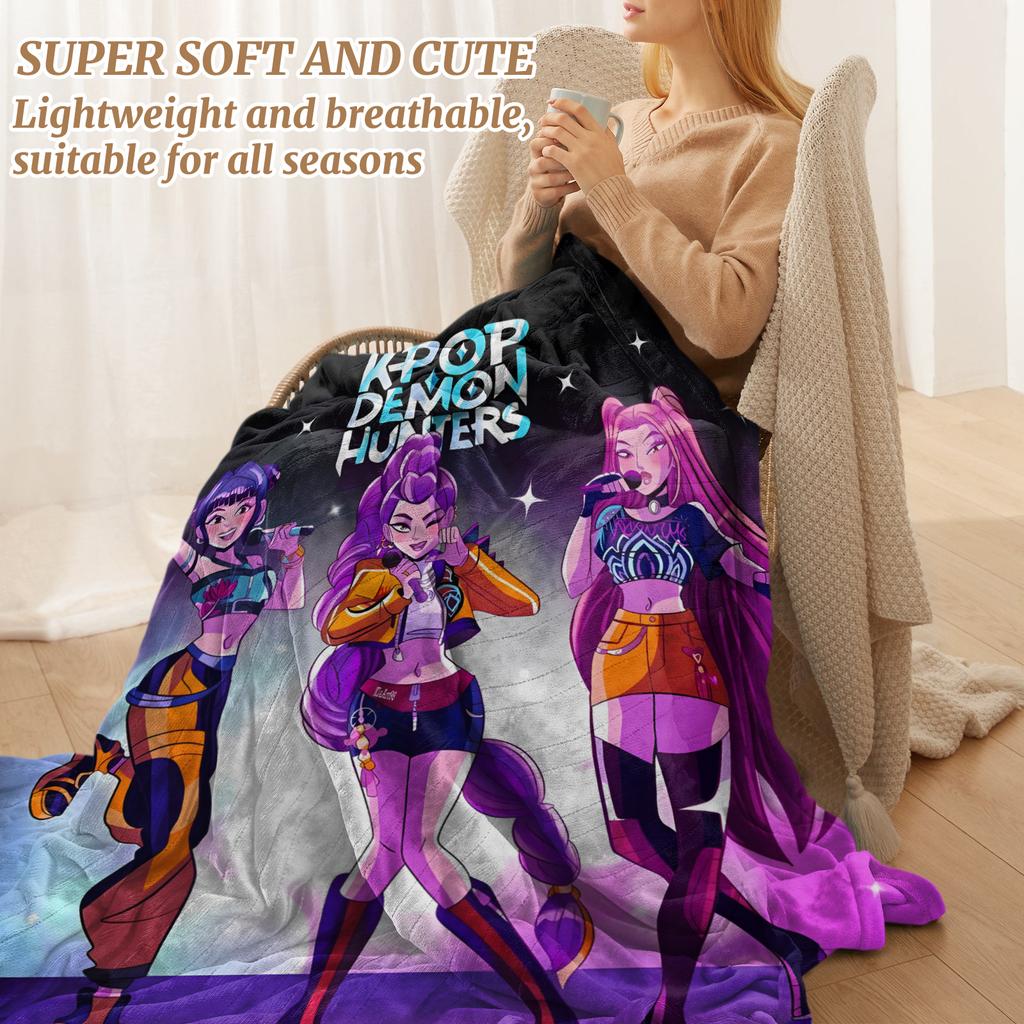 70 * 100cm Anime Peripheral Printed Warm Blanket