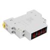 3 Phase DIN Rail Ammeter LED Digital Display High Accuracy Amp Meter with 3 Sensors AC80‑500V 1‑100A