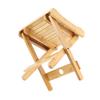 Folding Stool Bamboo Massage Shop Shaving Shower Footrest Home Portable Folding Seat