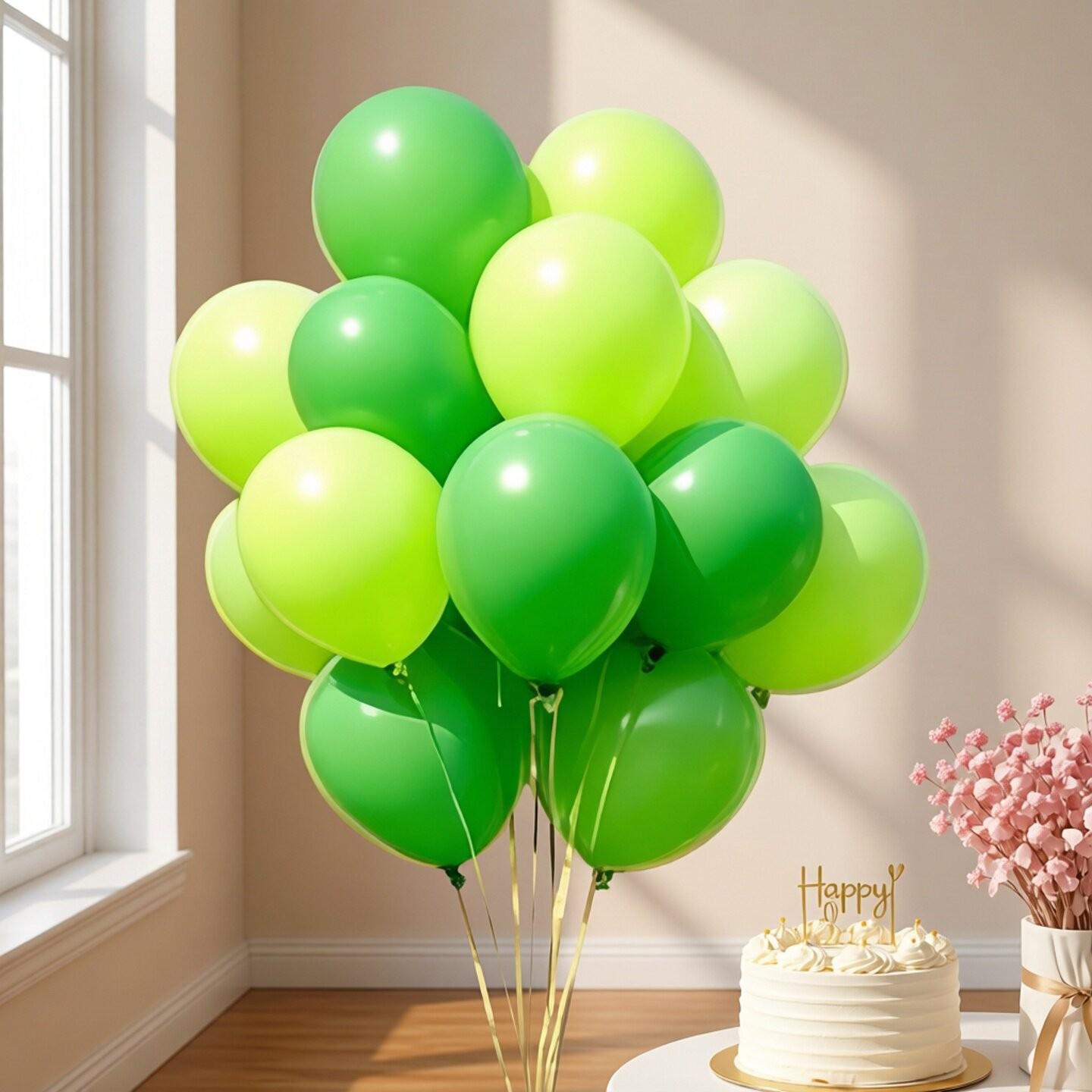 Children s Day Green Balloon Set for Kindergarten Outdoor Decor