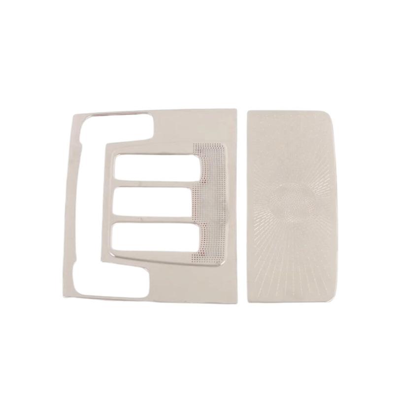 Car Front Reading Light Cover Trim Stainless Steel Decoration Frame For Honda Accord 11th  2024 Auto Interior Accessories