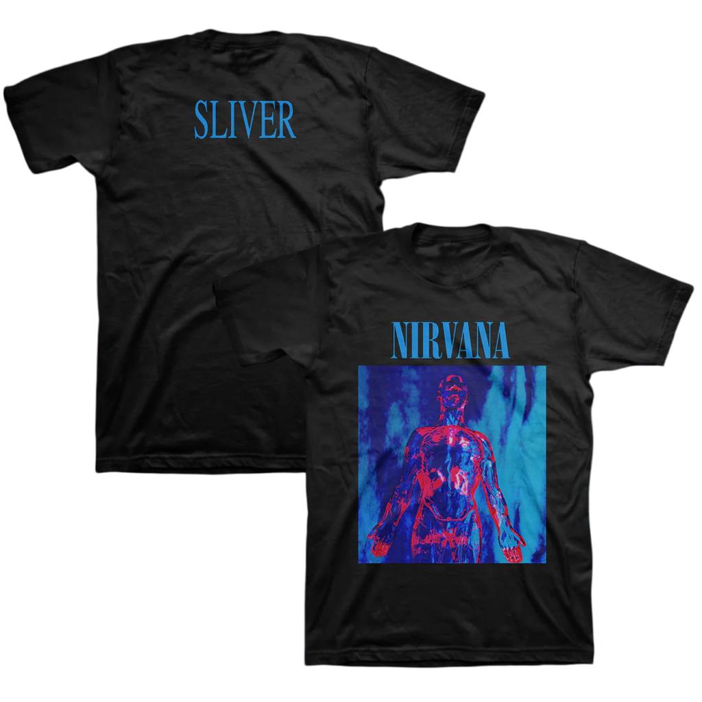 T-shirt Rock Band Nirvana Uomo e Donna Estate Gotico Retrò Abbigliamento Moda Girocollo Manica Corta Top