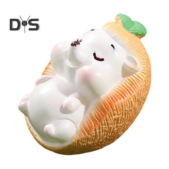 7 Styles Resin Ornament Mini Lovely Hedgehog Figurines Miniature Fairy Garden Ornament