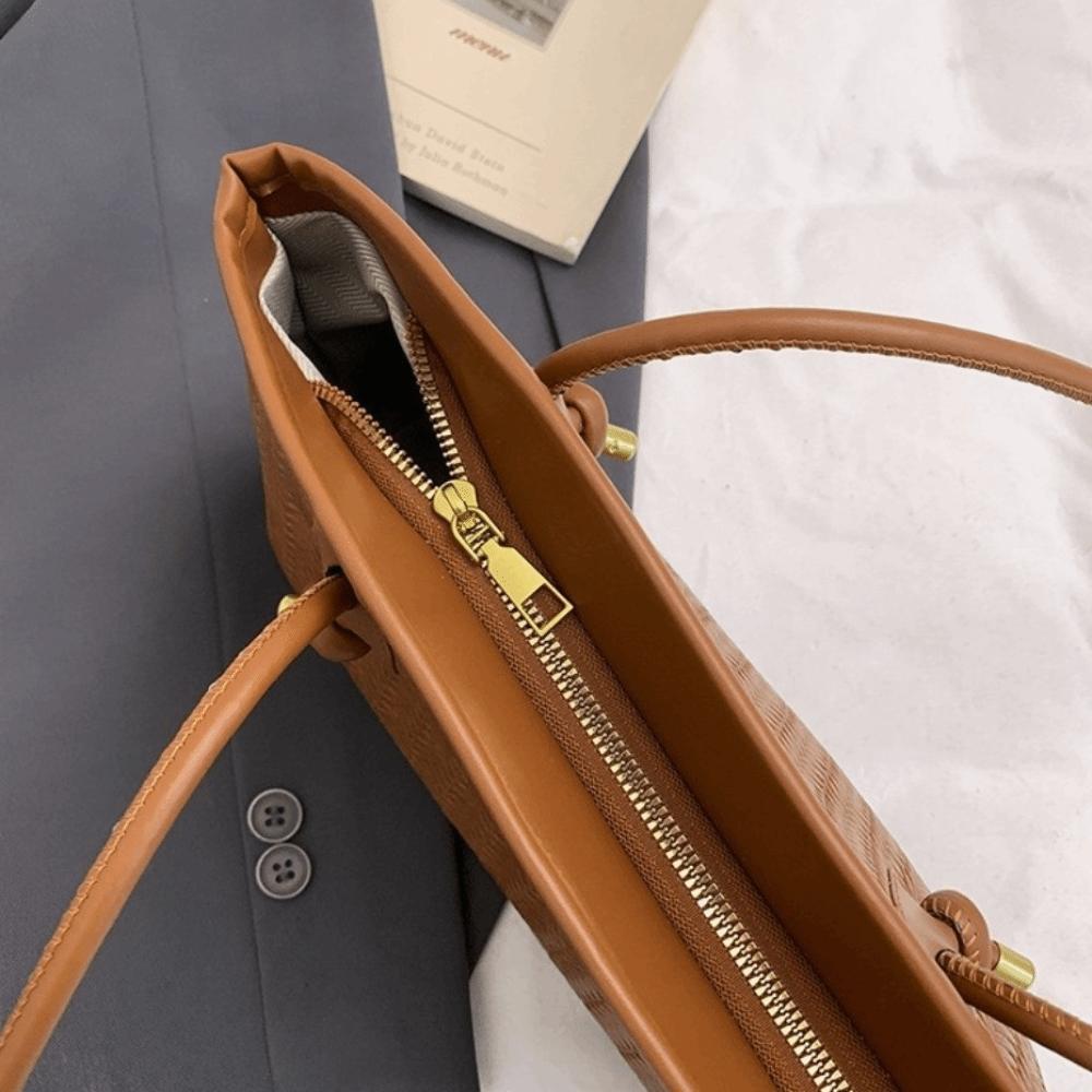 Modische Große Schultertasche Elegante Stilvolle Unterarmtasche Neue PU-Tragetasche Arbeit