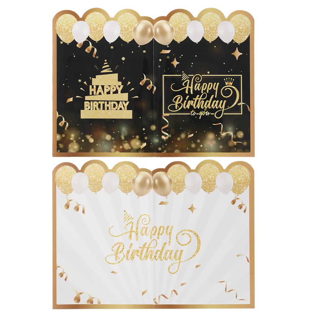 Giant Black Gold Birthday Guestbook Message Board Commemorative Card Happy Birthday Party Decor Adult Birthday Party Supplies