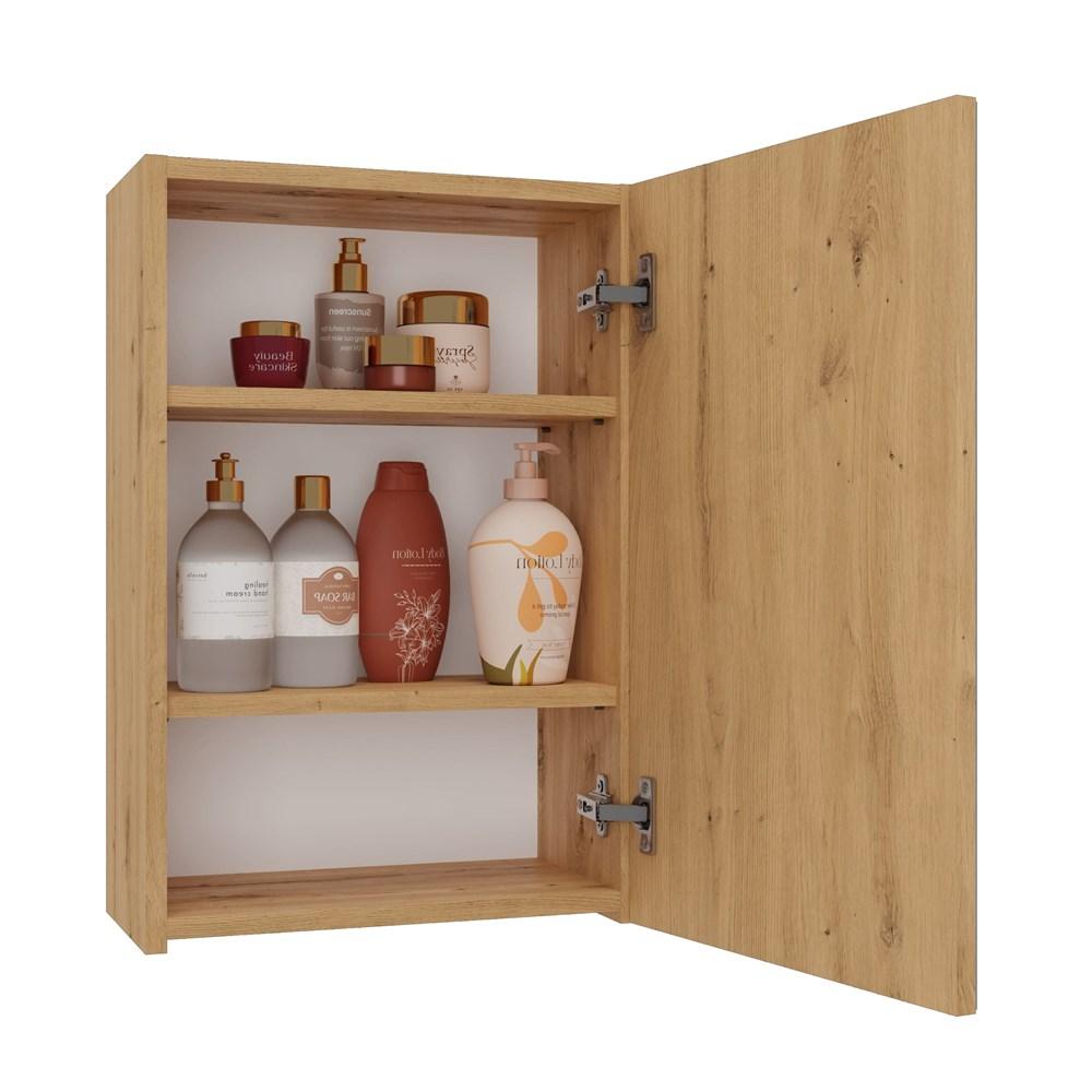 Pola Bathroom Cabinet 1 Door Artisan Mirror