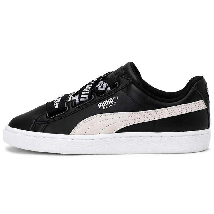 (WMNS) PUMA Basket Heart De Black Women s 364082-01 EU 40