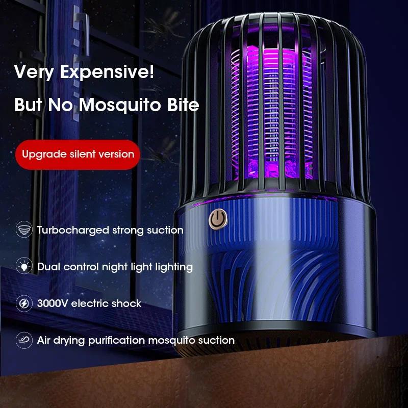Electric Mosquito Killer UV Lamp Electric Shock Mosquitos Repellent Anti Mosquito Trapper Photocatalyst Kill Home Outdoor