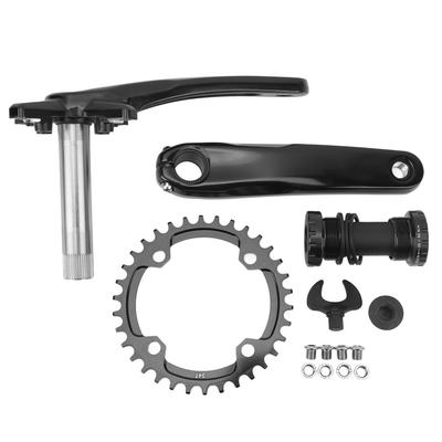 34T Bicycle Crankset Hollow 170MM Integrated Bike Crank and Chainring Set for Cycling 9 To 12 Speed