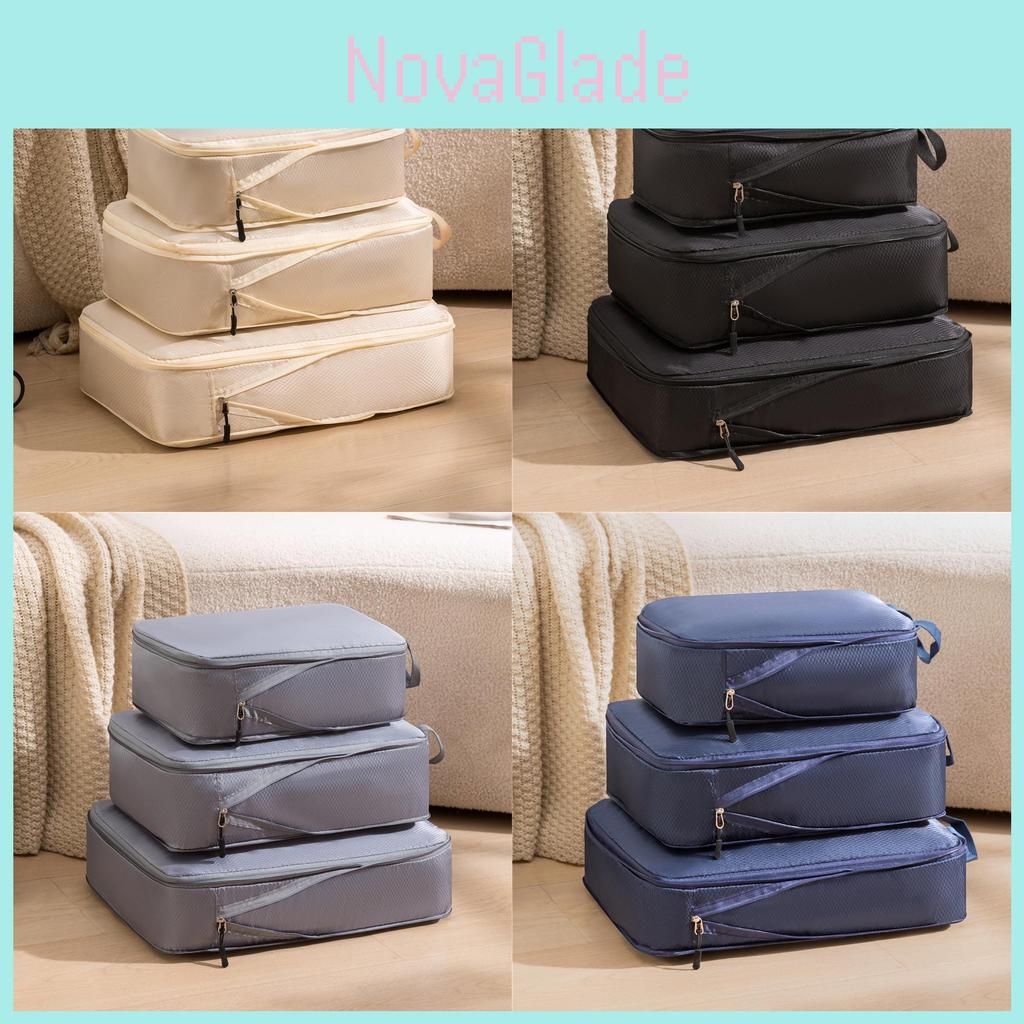 Travel Storage Set With Compression Bags For Clothes And Shoes For Efficient Packing