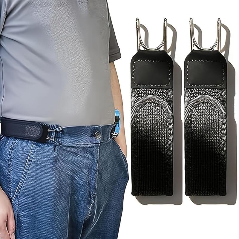 1 PZ Gancio in Ferro Regolabile Conveniente Fibbia per Cintura Pigra Cintura Elastica Unisex Fibbia in Vita Adesiva