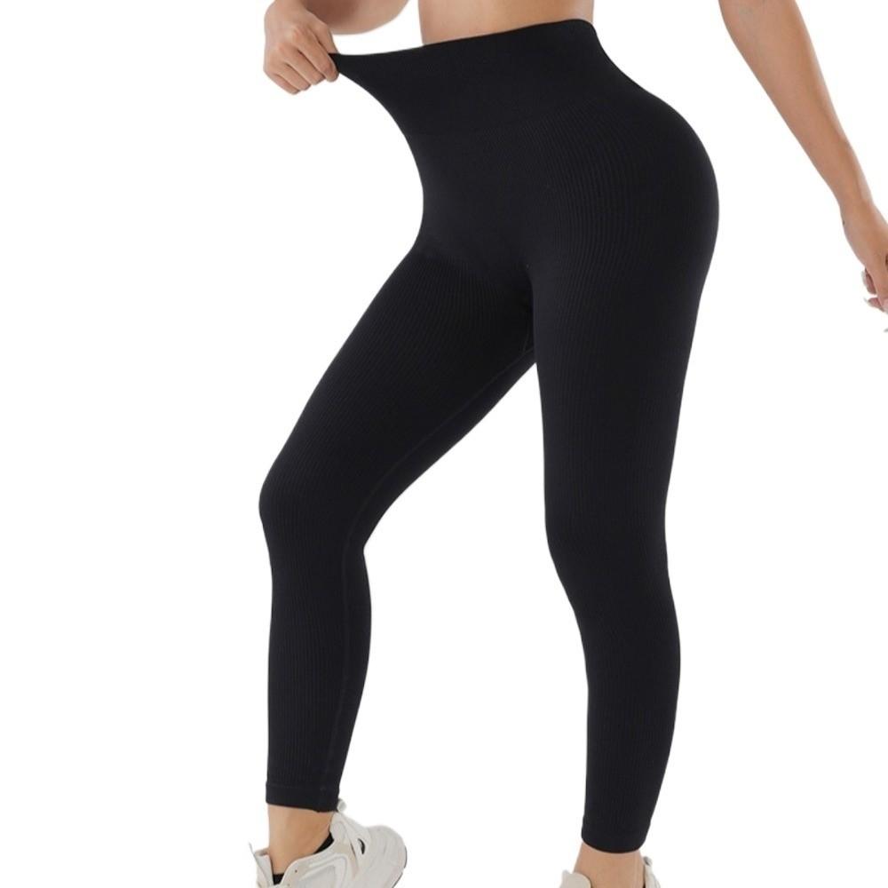 Elastic Women Yoga Long Pants High Waist Sports Yoga Pants Fitness Legging  Hip Lifting