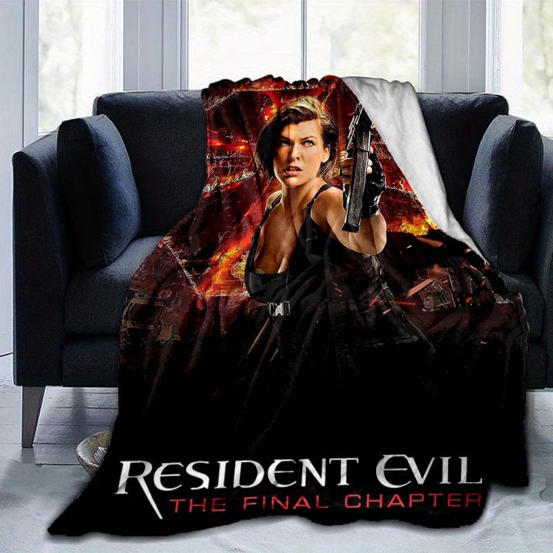 1pc Resident Evil: The Final Chapter, Cozy Home Decor Blanket, Perfect Gift! Bedroom, Living Room, Travel, Camping, Car, Beach, Office Naps, Ideal Sof