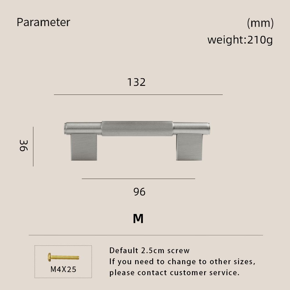 Dooroom Solid Brass Straight Grain Pattern Black Modern Style Cabinet Refrigerator Door Pull Drawer Knobs Hardware Handles